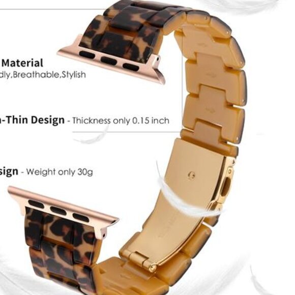 NEW Luxury Leopard Apple Watch Band main image 4